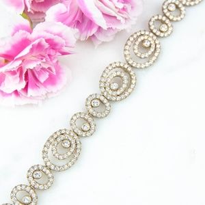 “Art Deco" Cubic Zirconia Bracelet
